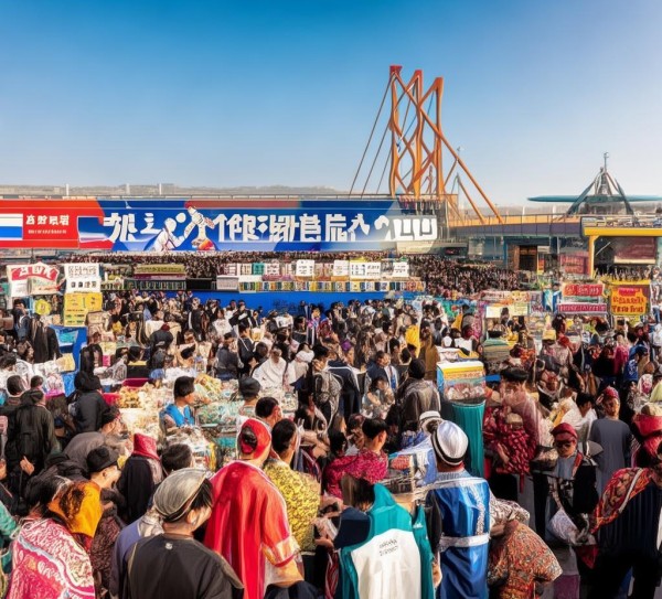 丹东国际商贸与商业展，连接朝鲜与俄罗斯的商贸中心